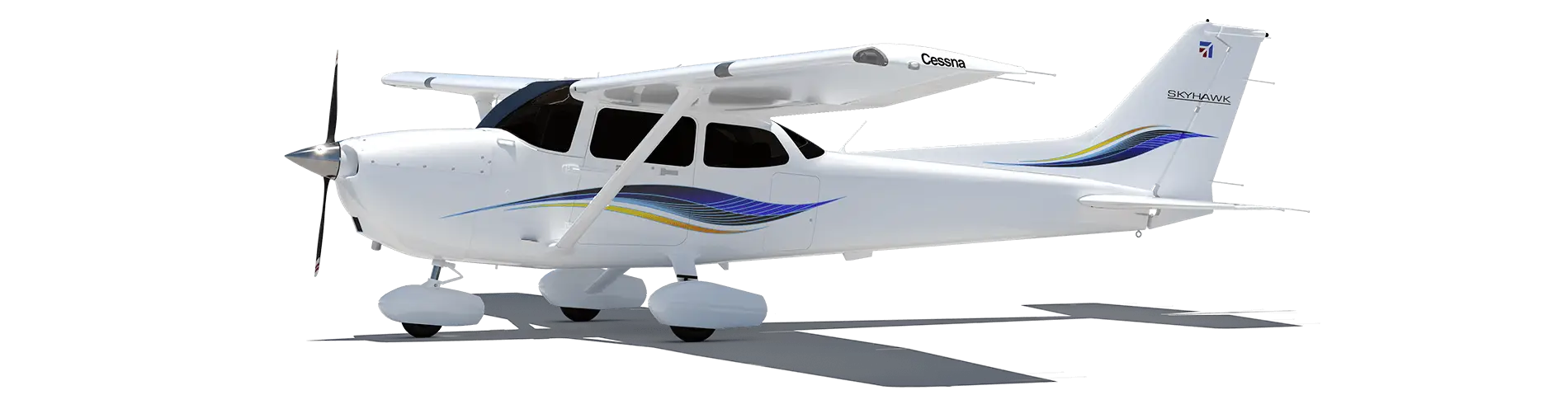 Cessna 172 Skyhawk model view at 22 degrees of rotation.png