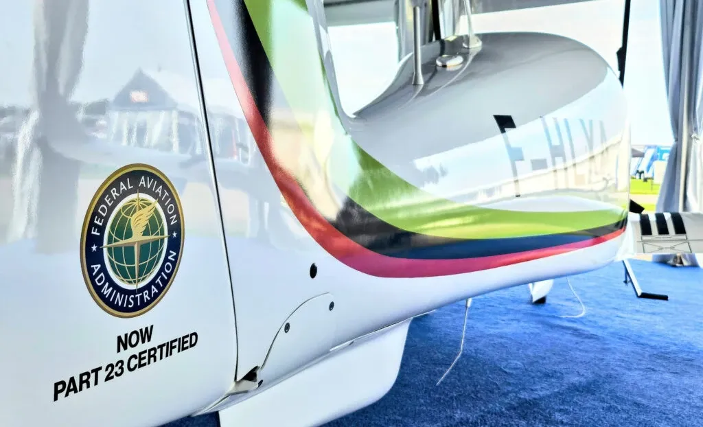 Elixir aircraft in the EAA AirVenture in Oshkosh
