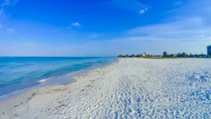 Beach near the Hilton Garden Inn