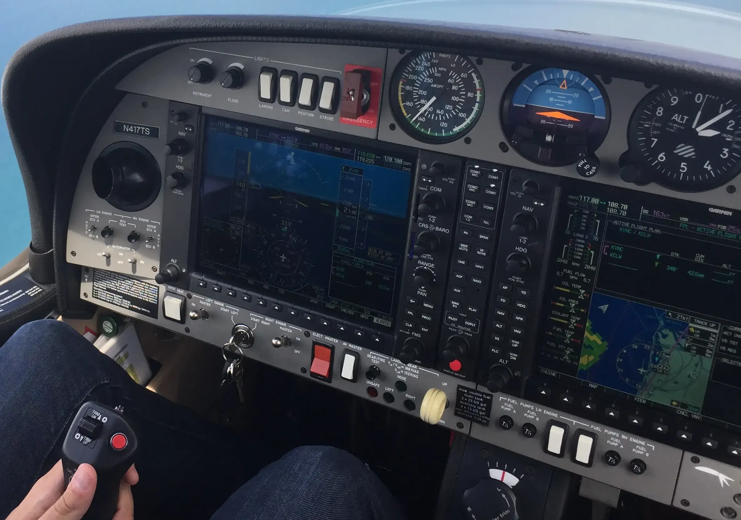 Aircraft instrument panel