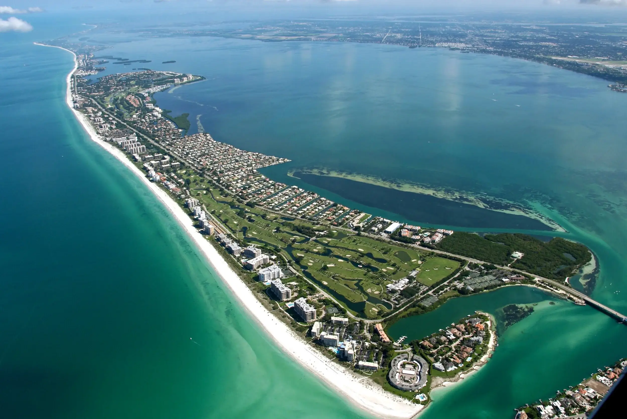 Aerial view of Longboat Key