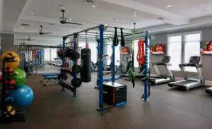 The Loop at 2800 apartment complex's gym